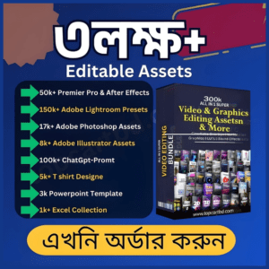 premium graphic & video editing bundle – all in one creative resources